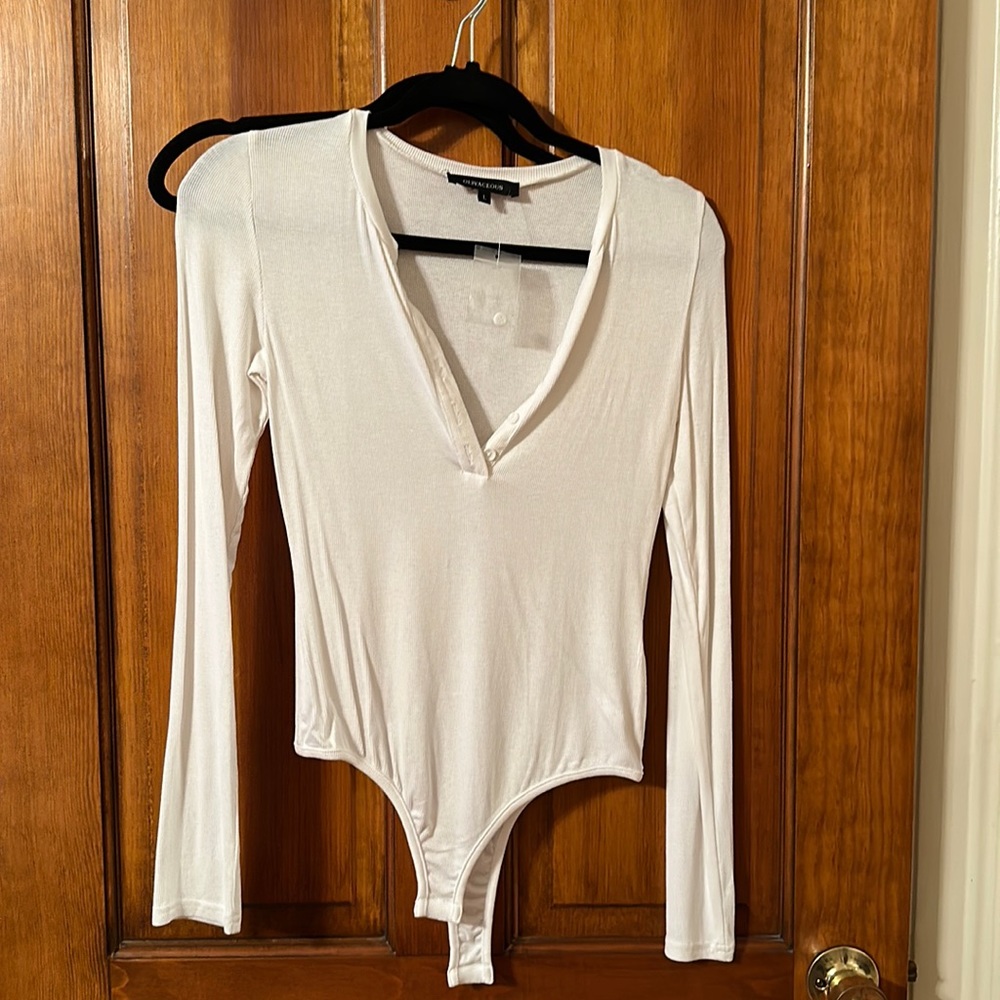 White Body Suit NWT